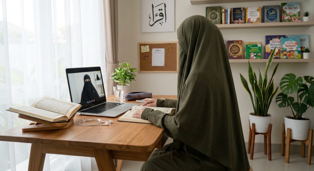 Belajar Qur'an Online Dengan Pendampingan Guru Bersanad